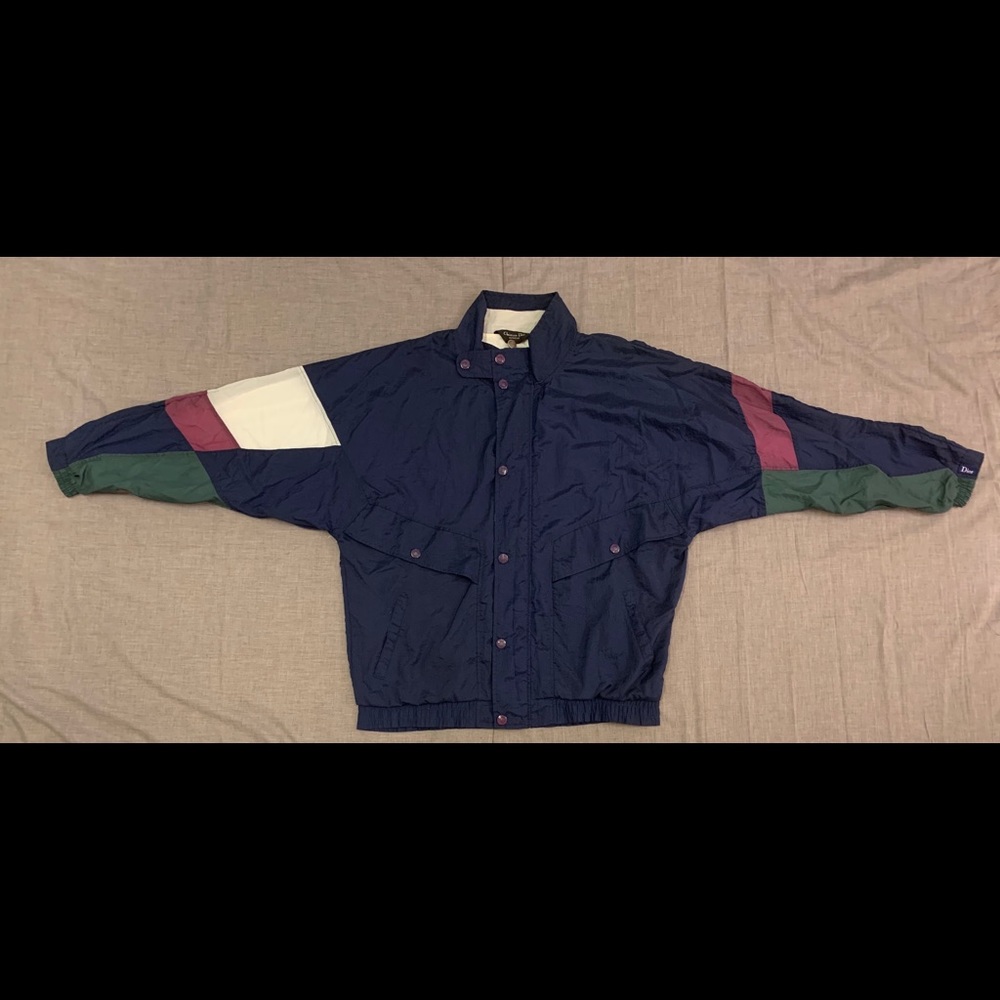 Christian Dior Monsieur Full Zip Colorblock Jacket